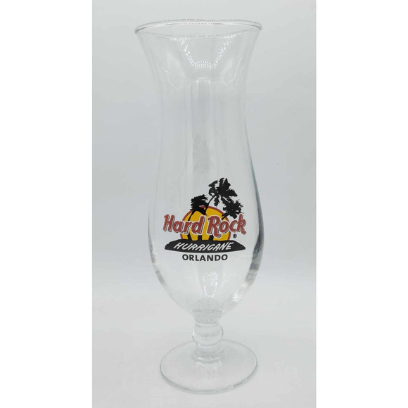 10" Hard Rock Cafe Orlando Florida Hurricane Glass. New in Box. - Picture 4 of 7
